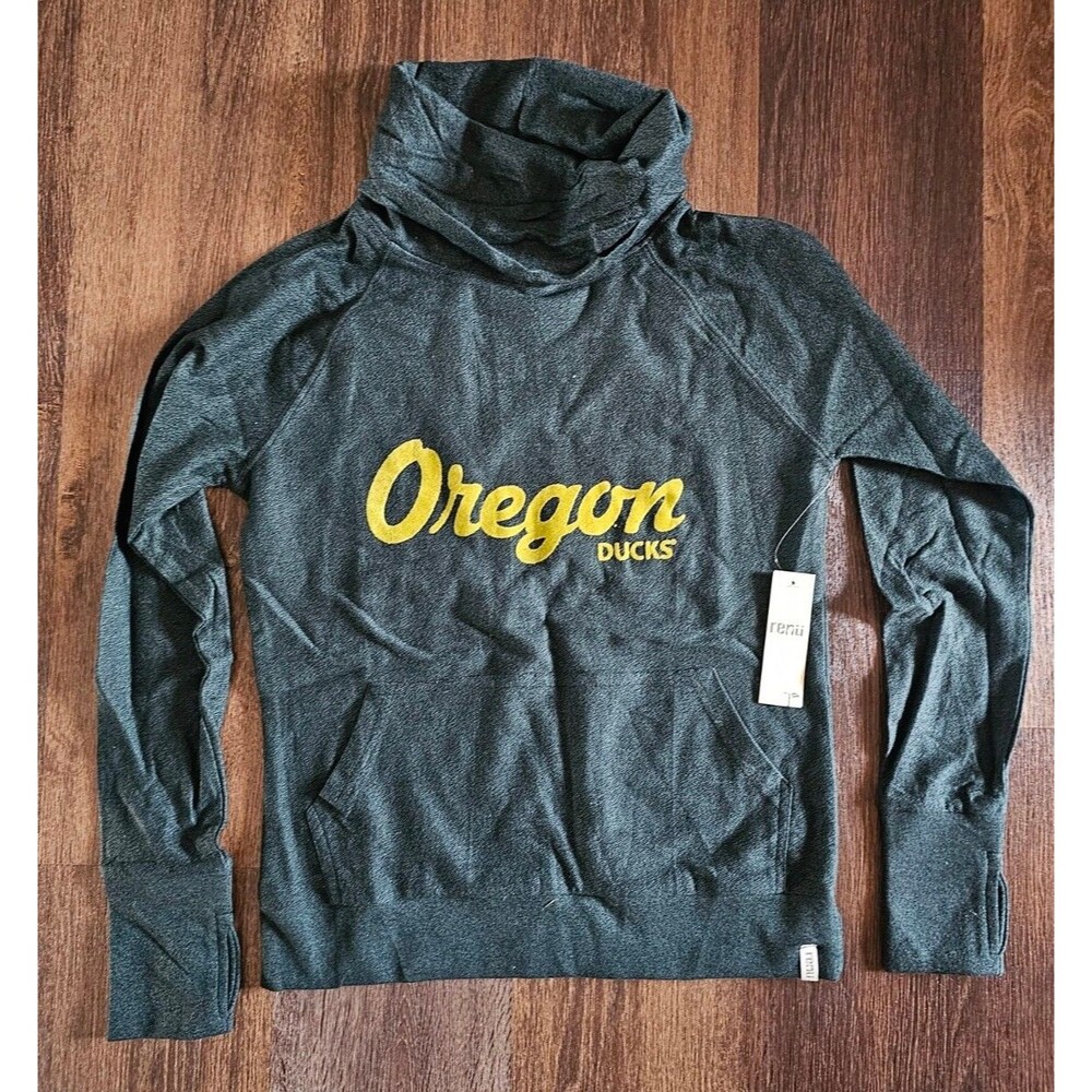 Oregon Ducks Cozy Cowl Neck Thumb Holes Pullover Shirt S Renu Misses? Youth?